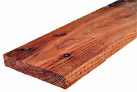 Plank 19x15x180 fijnbezaagd - Europees Lariks gempregneerd
