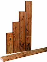 Damwand 4x75x60 geschaafd - Europees Lariks gempregneerd