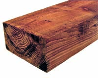 Biels 10x20x400 fijnbezaagd - Europees Lariks gempregneerd
