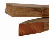 Piket 50 cm  assorti 45x745x97x7 - Europees Lariks gempregneerd