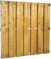 Schutting MASSIEF 180x180 geschaafd - VurenGrenen gempregneerd