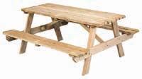 Picknicktafel 40 mm bladmaat 177 cm - VurenGrenen gempregneerd