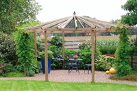 Pergola CRESENDO 500 - Siberisch Lariks onbehandeld