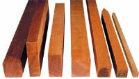 Paal 85x85x300 geschaafd - Hardhout dagprijs