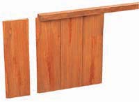 Damwand afdekregel 4,4x6,8 geschaafd (p/M¹ - t.b.v. damwand 3 cm) - Hardhout (dagprijs)
