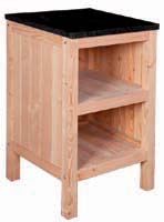 Buitenkeuken BUFFET 60x60x92 module C - Europees lariks onbehandeld