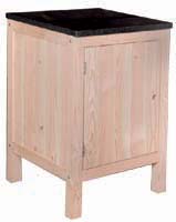 Buitenkeuken BUFFET 60x60x92 module E - Europees lariks onbehandeld