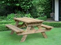 Picknicktafel MASSIEF 180 cm - Europees lariks gempregneerd