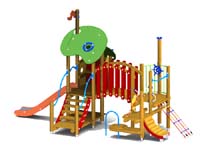 Europlay BELLE EN HET BEEST (met gebogen loopbrug)